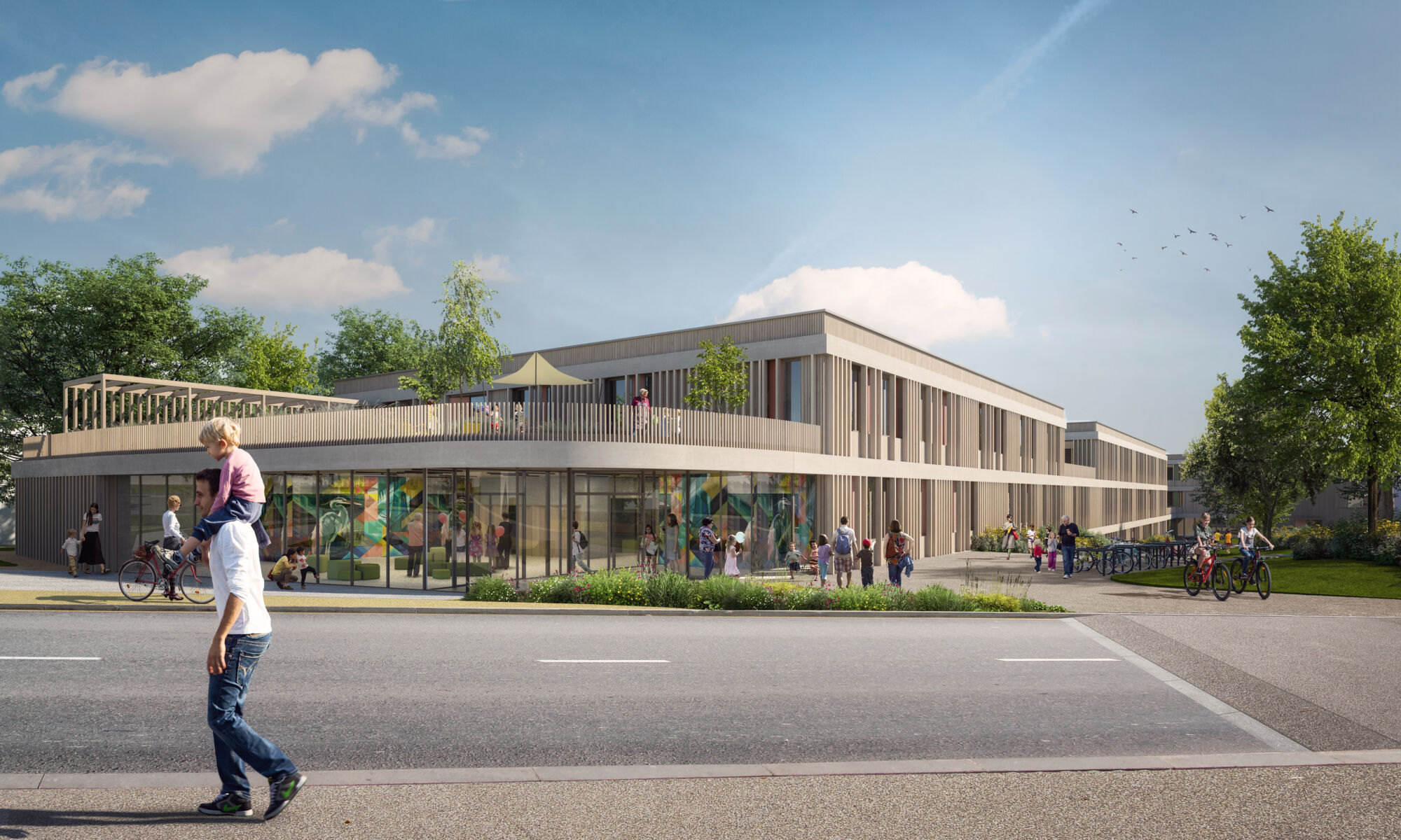 Ausstellung „neuer Schulcampus Gewännchen“